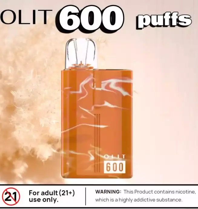 ]OLIT 600 Puffs Kompakte Einweg-Vape mit 2 % Nikotin & 10 Aromen